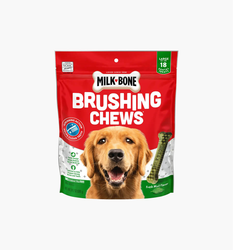Milk-Bone Brushing Chews Daily Dental Dog Treats ...